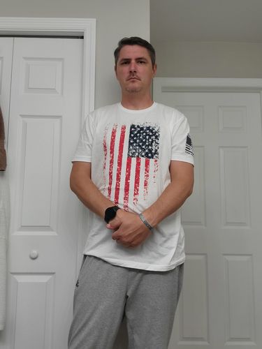 Customer photo review of Distressed Flag