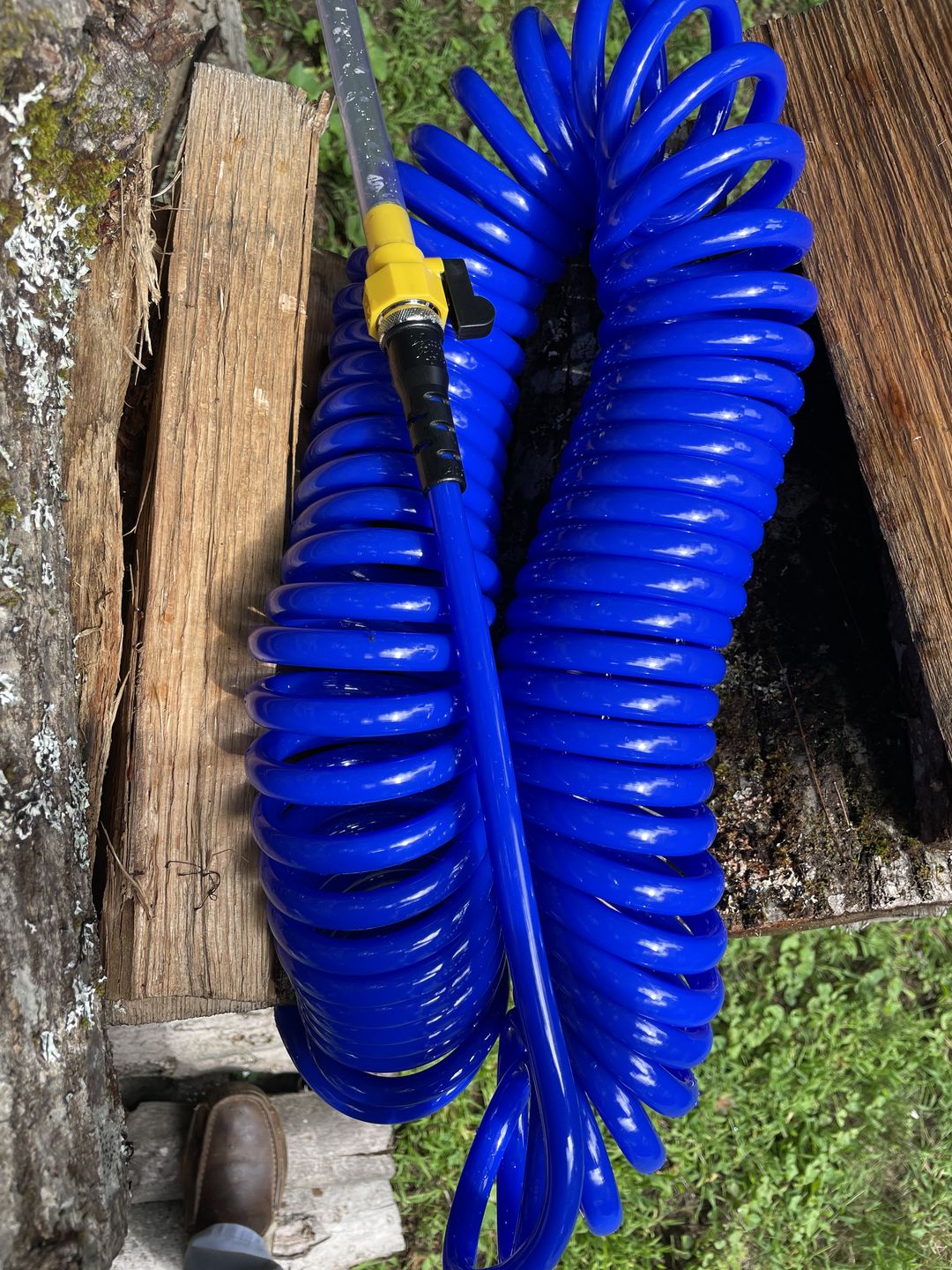 Customer photo review of RV Water Hose with AIR GEAR Storage Bag