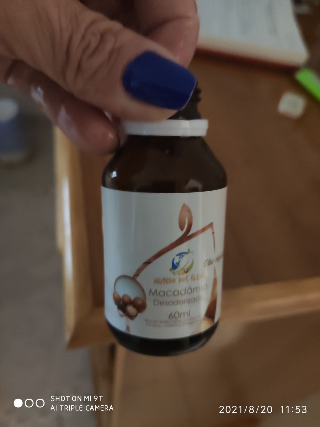 Customer photo review of Óleo de Macadamia