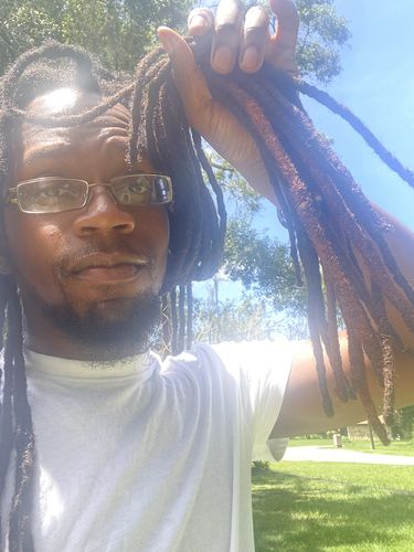 Customer photo review of Temporary Hair Color Pomade- Vegan