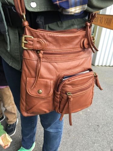 Customer photo review of MIA- MULTI-POCKET CROSSBODY BAG SOFT LEATHER SHOULDER PURSE BAG