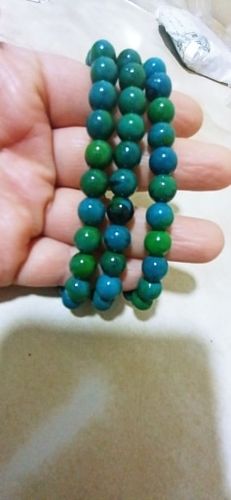 Customer photo review of Diabetes Relief Chrysocolla Bracelet