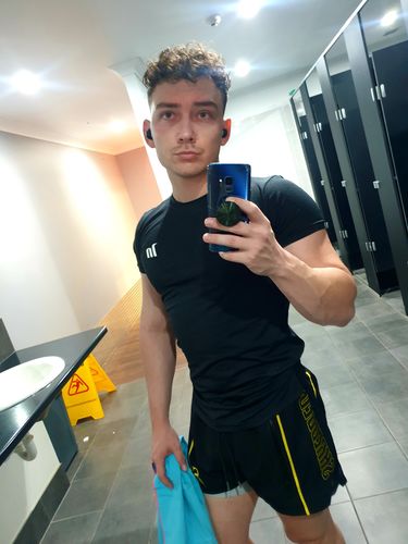 Customer photo review of Quads of the Gods - Surge - Lifting Shorts - Black / Yellow