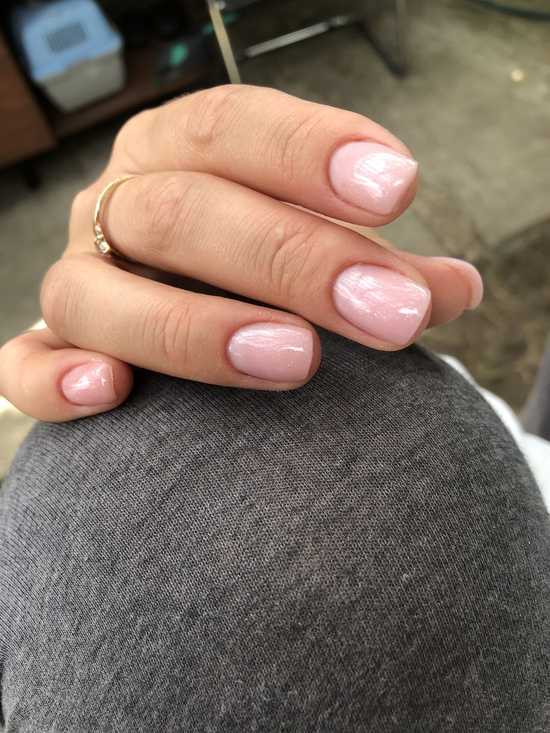 Customer photo review of Semilac Top No Wipe Sparkle Diamond UV Gel 7 ml