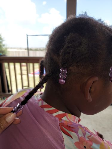 Customer photo review of Kid's Super healthy Hair kit
