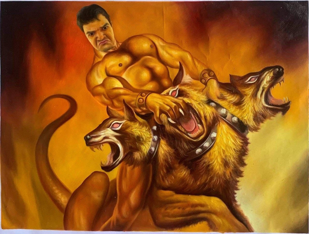 Customer photo review of Hercules and Cerberus
