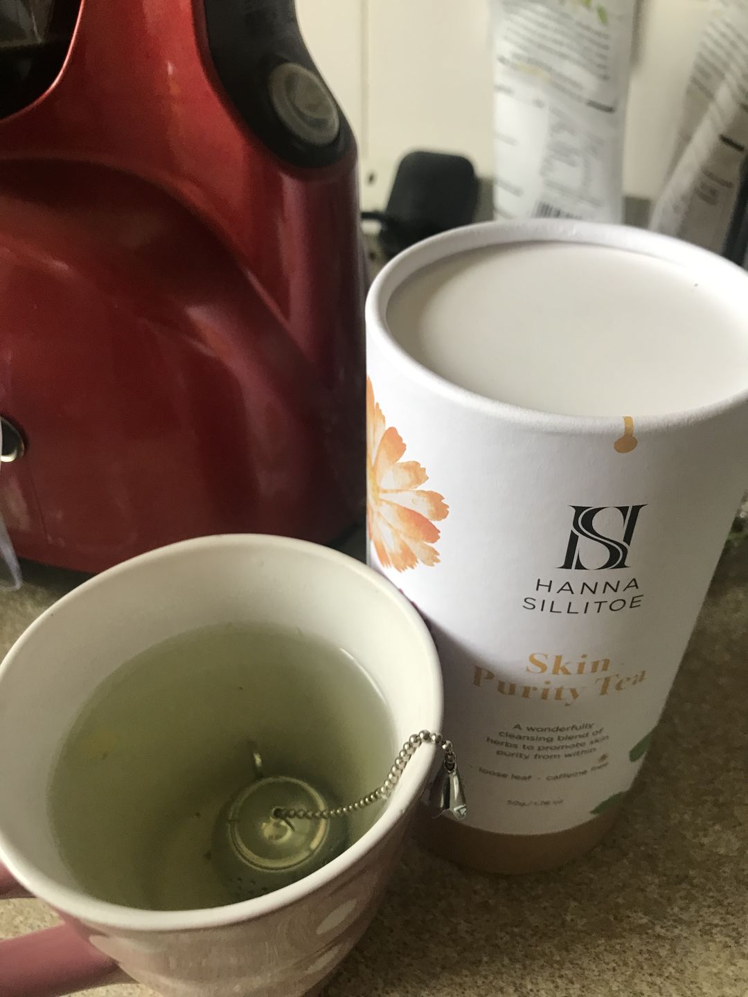 Customer photo review of Skin Purity Tea
