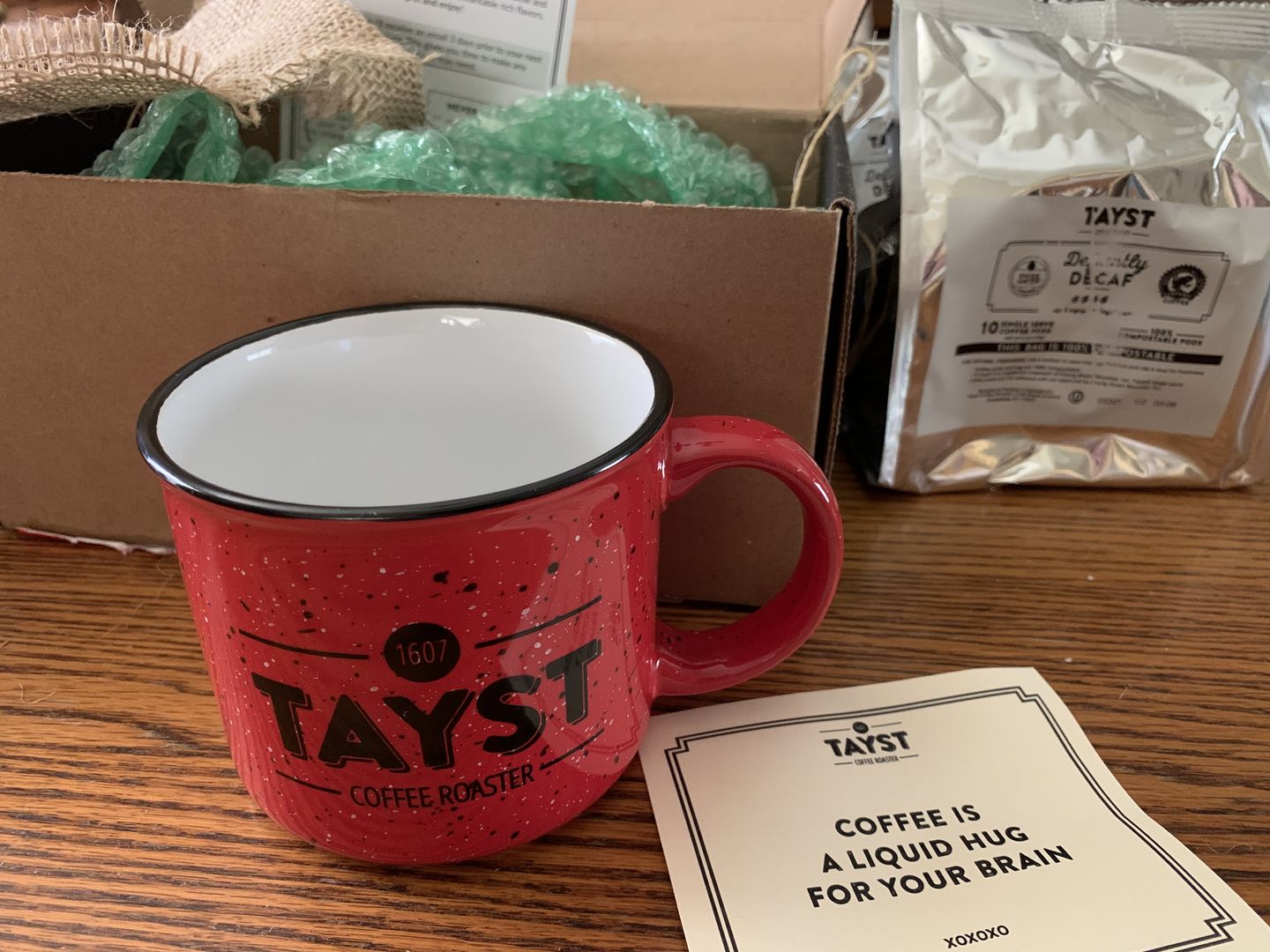 Customer photo review of $30 Coffee Pods Gift