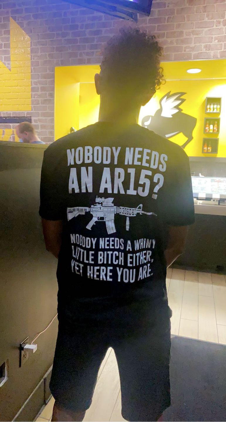 Customer photo review of Nobody Needs An AR15?