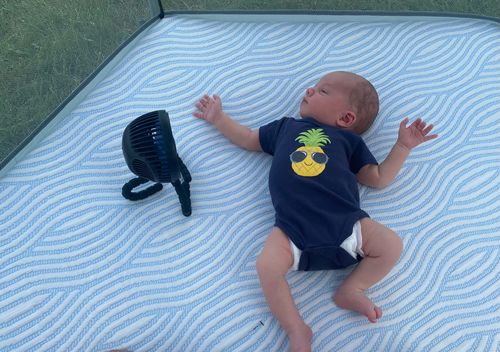 Customer photo review of Pop N' Go® Mattress Cover