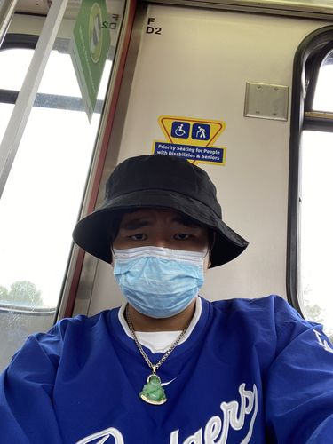 Customer photo review of Big Black Bucket Hat