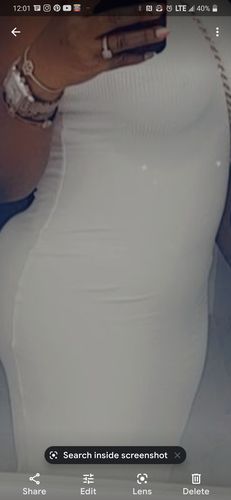 Customer photo review of Seamless Power Mesh Body Shaper