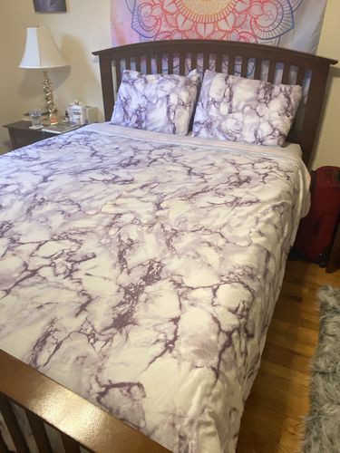 Customer photo review of Lightweight Marble Bed Set