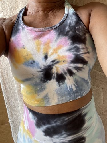 Customer photo review of Bella Bralette - Rosa / Golden / Serene