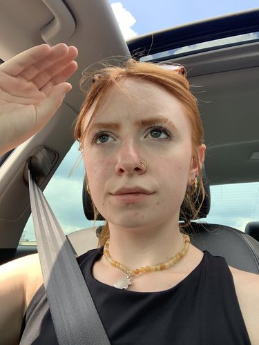 Customer photo review of GLORIA Nose Hoop