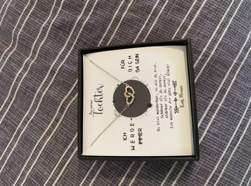 Customer photo review of Silber Halskette - An meine Tochter von Mama