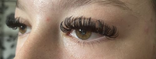 Customer photo review of 0.03 Easy Smart Fan Russian Volume Cashmere Lashes (16 lines)