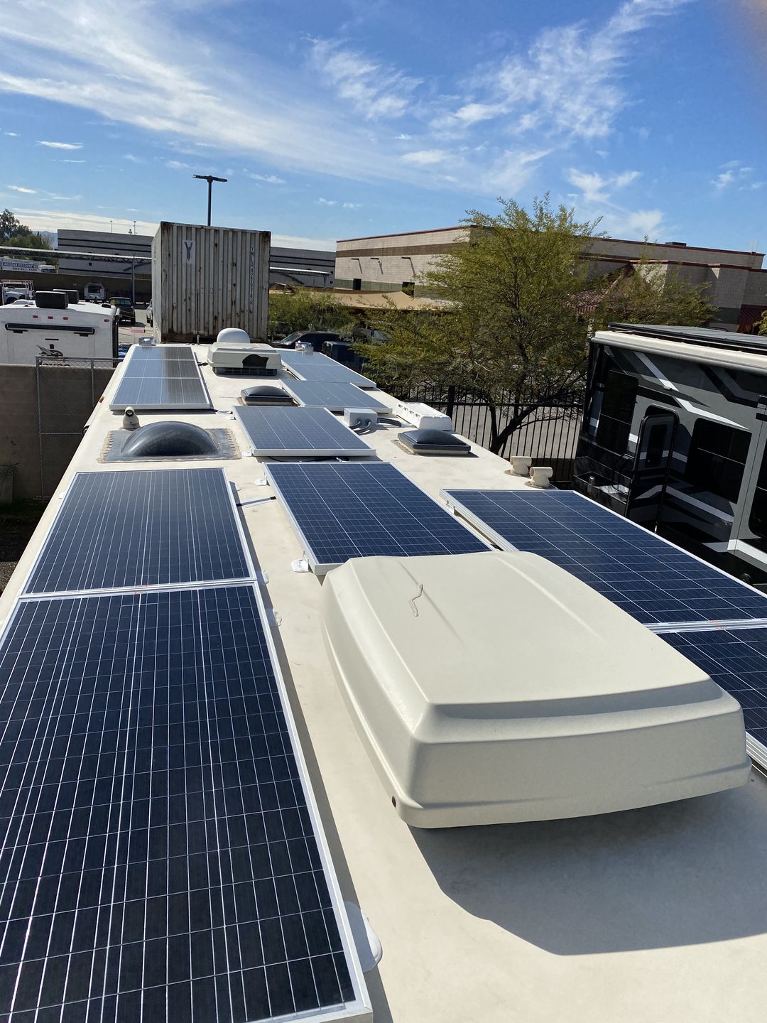 Customer photo review of MEGA 200 Watt Monocrystalline Solar Panel | Best 24V Panel for RVs and Off-Grid | 25-Year Output Warranty | UL Certified