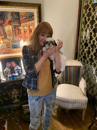 Customer photo review of Joseph Ribkoff Black/White Plaid Embellished Edge Blazer 194806 NEW