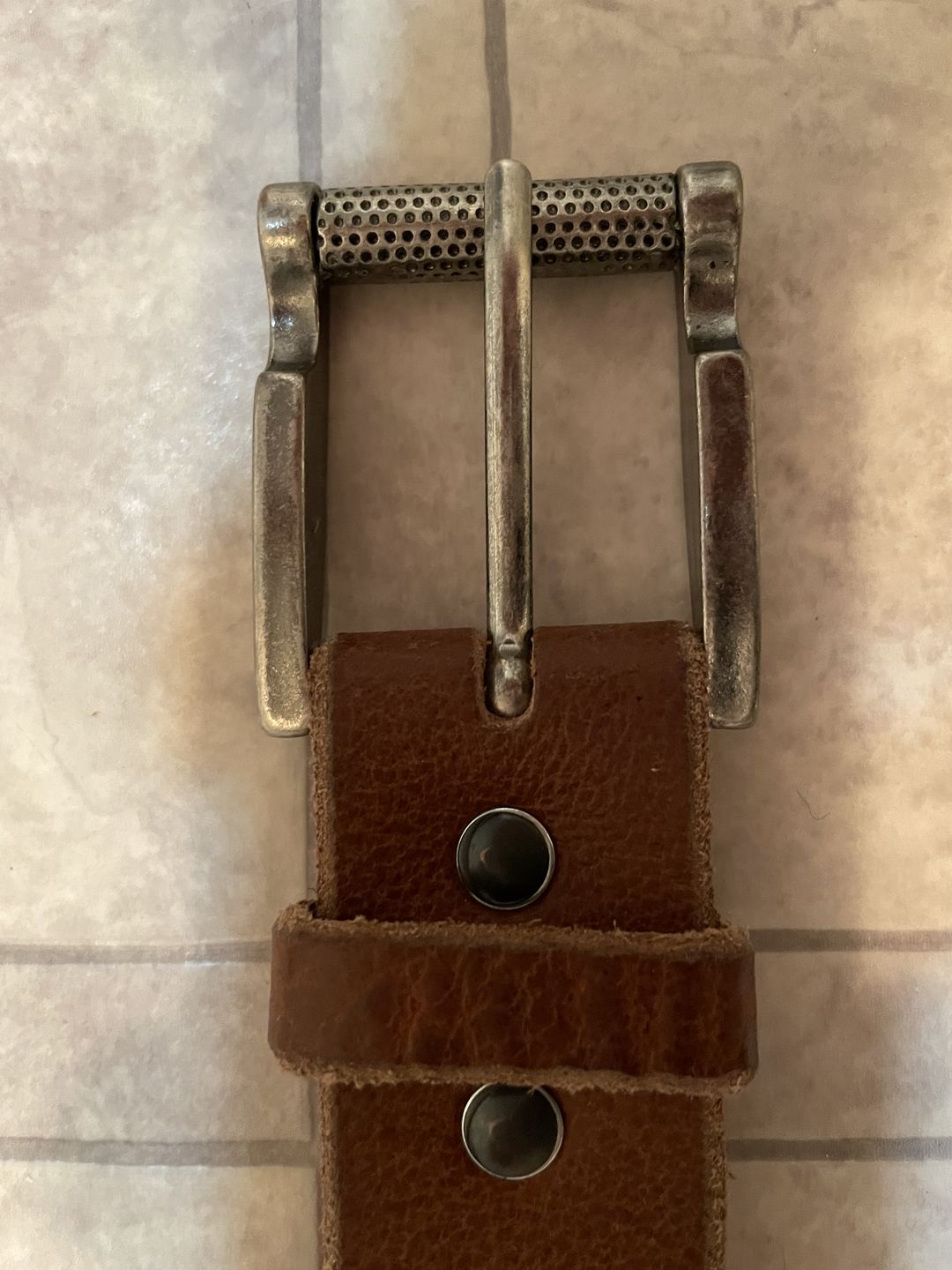Customer photo review of The Pinnacle Belt - Black 100 % Premium Leather Belt