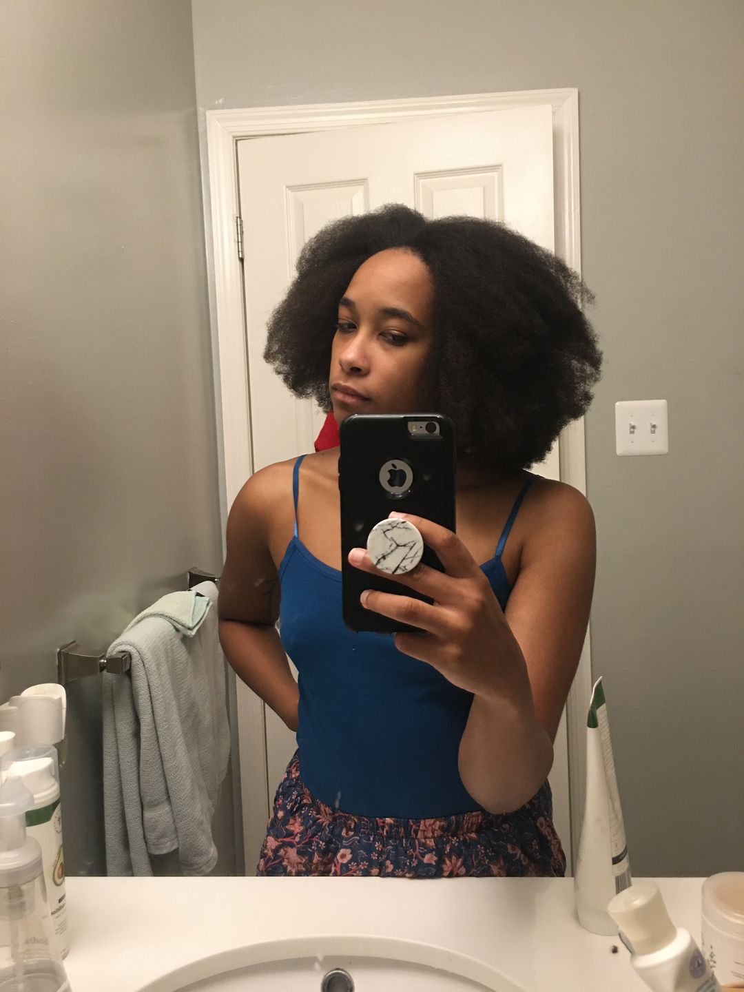 Customer photo review of Strengthening Jamaican Black Castor Oil Growth Serum