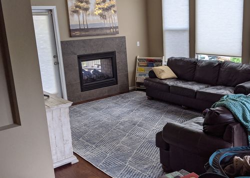 Customer photo review of Greenport Denim Rug
