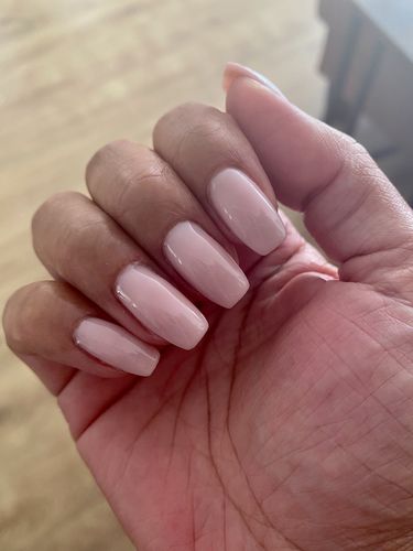 Fotorecensie van een klant over Fiber base gel "Didier Lab", Milky Pink, 10 ml