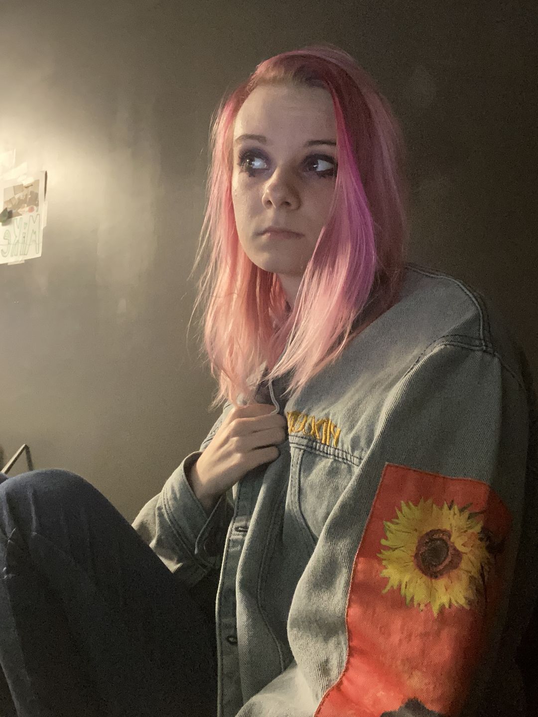 Customer photo review of Van Gogh Denim Jacket