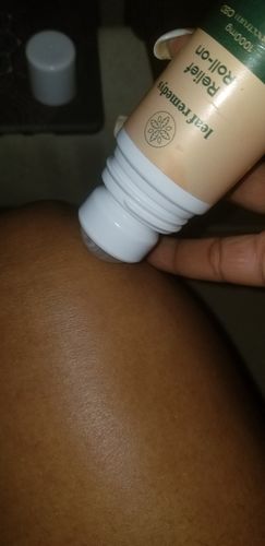 Customer photo review of 1000MG CBD Cooling Gel Roll-On Extra Strength