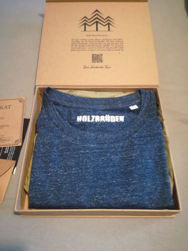 Customer photo review of Herren Shirt Stick - Heather blue (🌲)