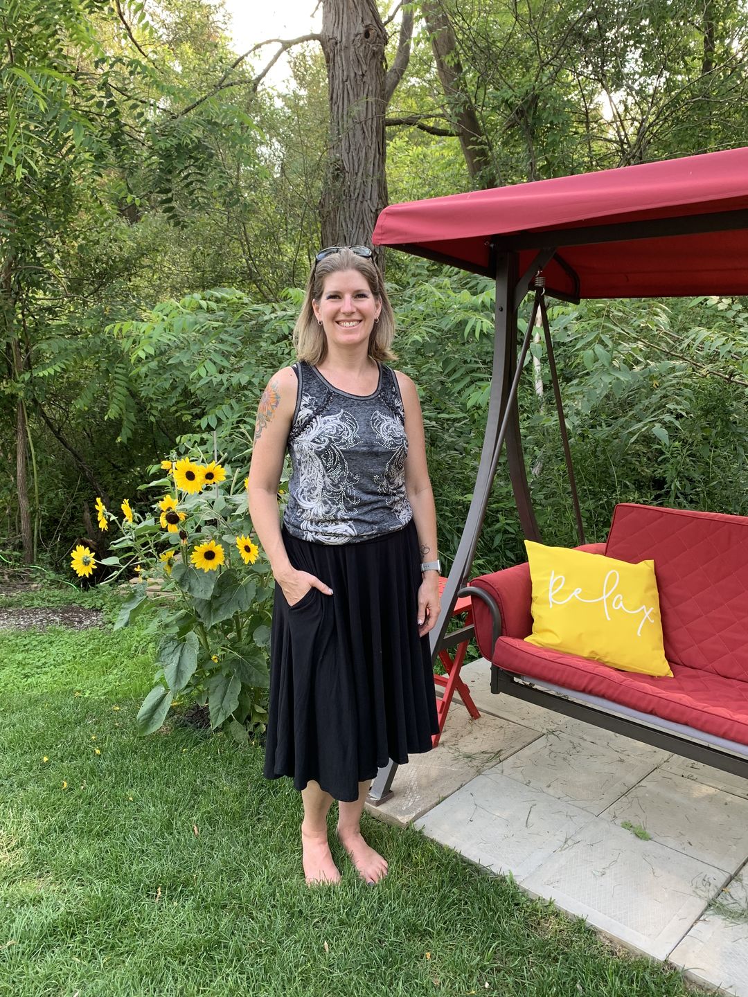 Customer photo review of *Pre-Sale* Circle Skirt/Dress - Boxing Week