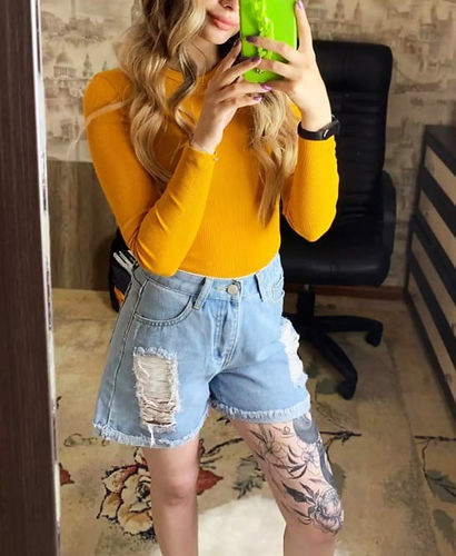 Customer photo review of Great Wave off Kanagawa Shorts