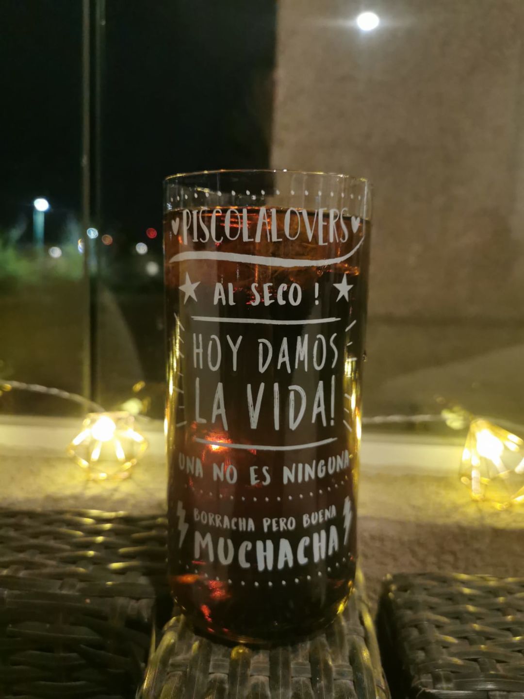 Customer photo review of Piscoleras Juego de 6 Vasos