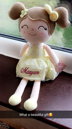 Customer photo review of Personalized Spring Girl - Yellow