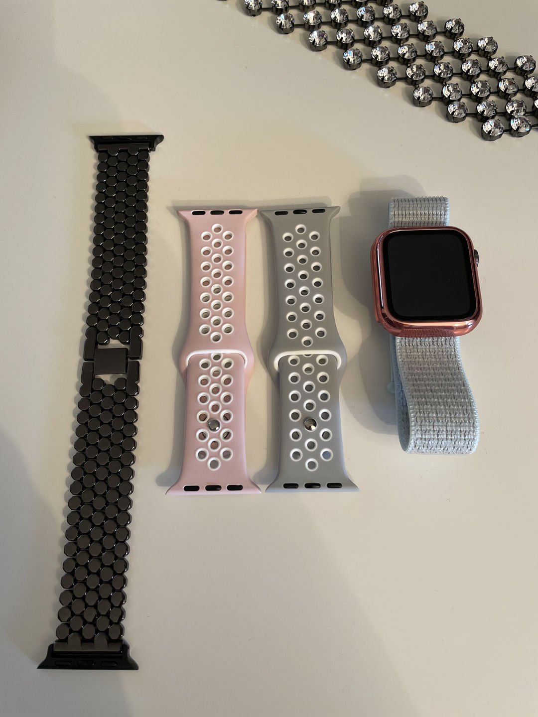Customer photo review of Poseidon Stainless Band (4 Colours)