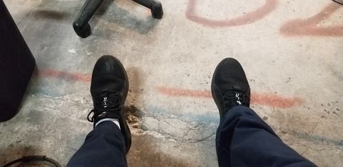 Customer photo review of Kafa™- Ultralight Breathable Fashion Protective Shoes