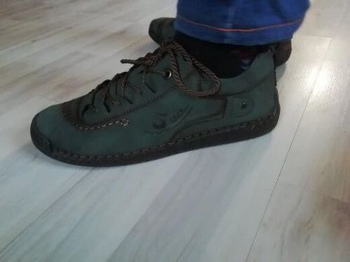 Customer photo review of Kafa™ Handmade Classic Retro Leather Boots