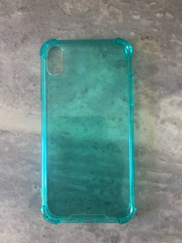 Customer photo review of Color Clear Green Shockproof iPhone Case