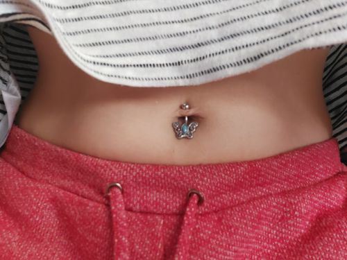 Customer photo review of 3-Pack Belly Ring Assortment #1