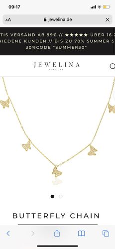 Customer photo review of Butterfly Chain