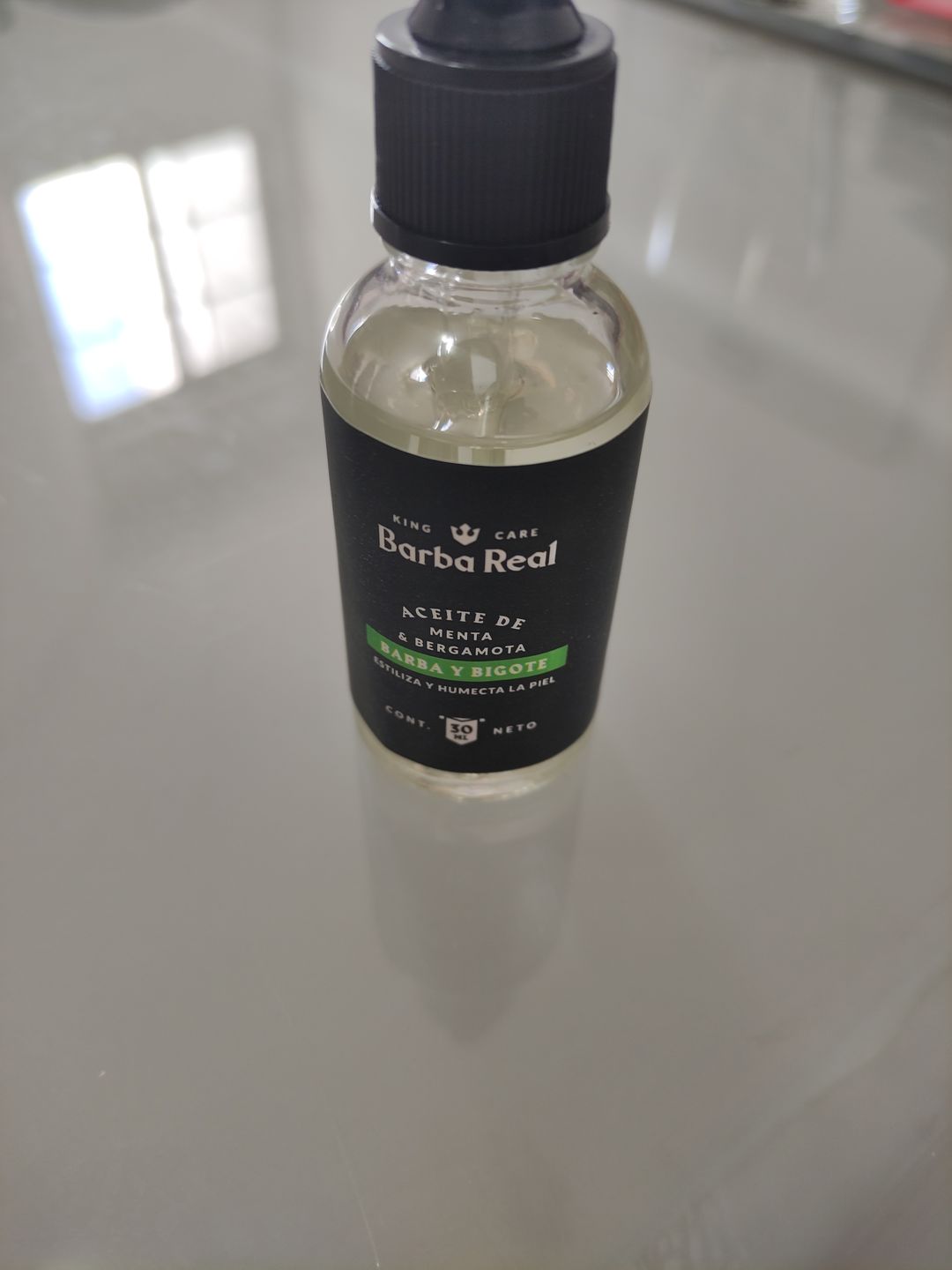Customer photo review of Aceite para Barba | Aceite de Bergamota y menta.