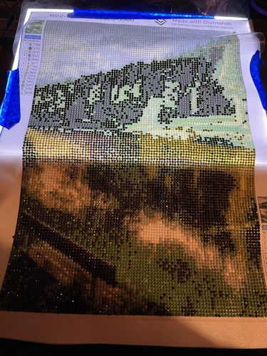 Customer photo review of Your Advanced Custom Diamond Painting Kit - Premium Quality