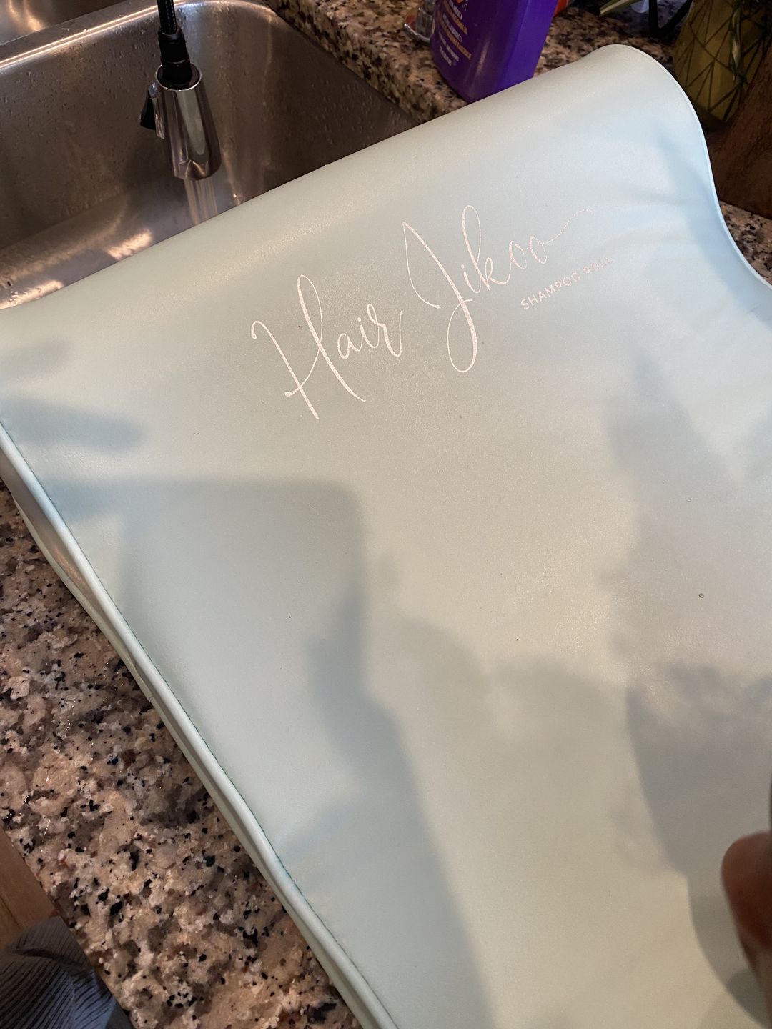 Customer photo review of The Shampoo Roll