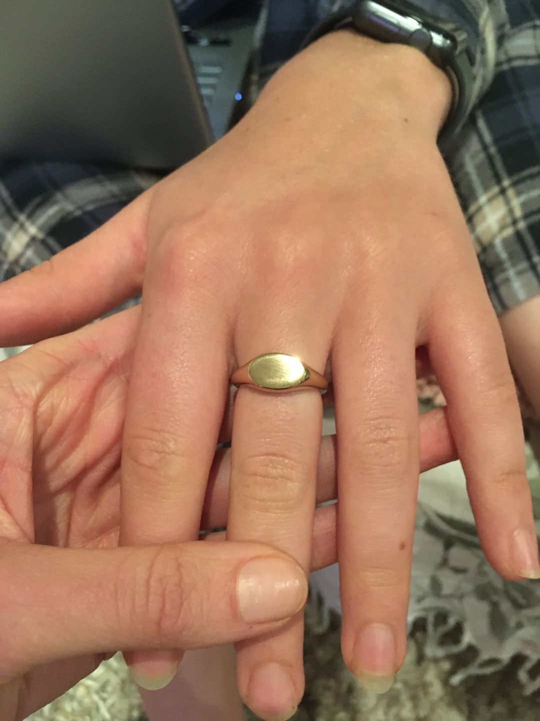 Customer photo review of Signet Ring