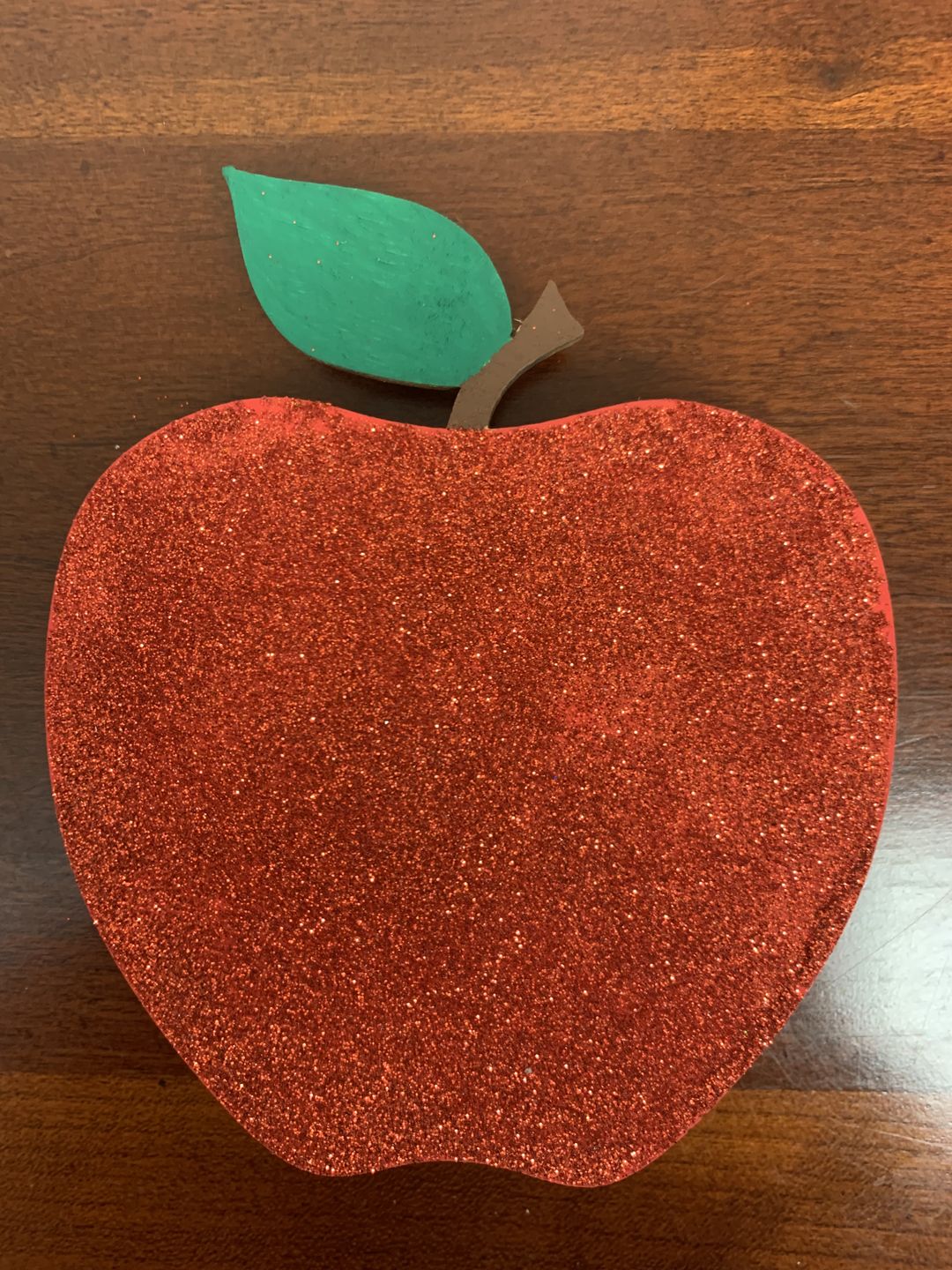 Customer photo review of Unfinished Wooden Apple Shape - Craft - up to 24" DIY