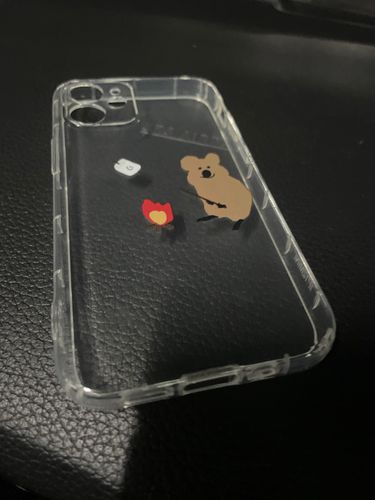 Customer photo review of Cartoon Koala Clear iPhone Case