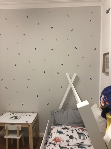 Customer photo review of Super Fun Dots Decal Set | Custom Colours