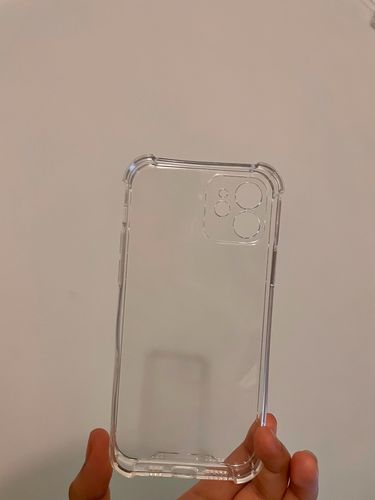 Customer photo review of Color Clear Transparent Shockproof iPhone Case