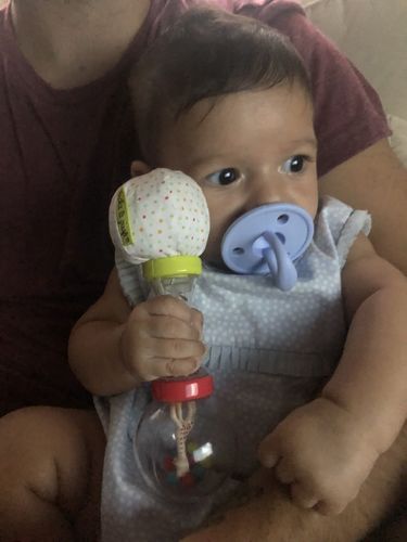 Customer photo review of Chupete Celeste Nenina & Co