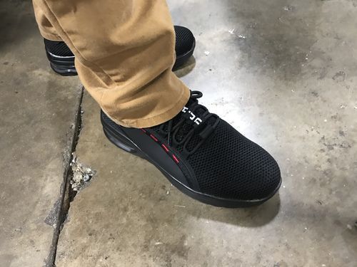 Customer photo review of Kafa™- Ultralight Breathable Fashion Protective Shoes